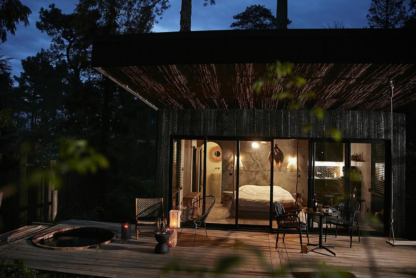 Bain De Foret - Lodges Cosy & Spa Neufchâtel-Hardelot Kamer foto